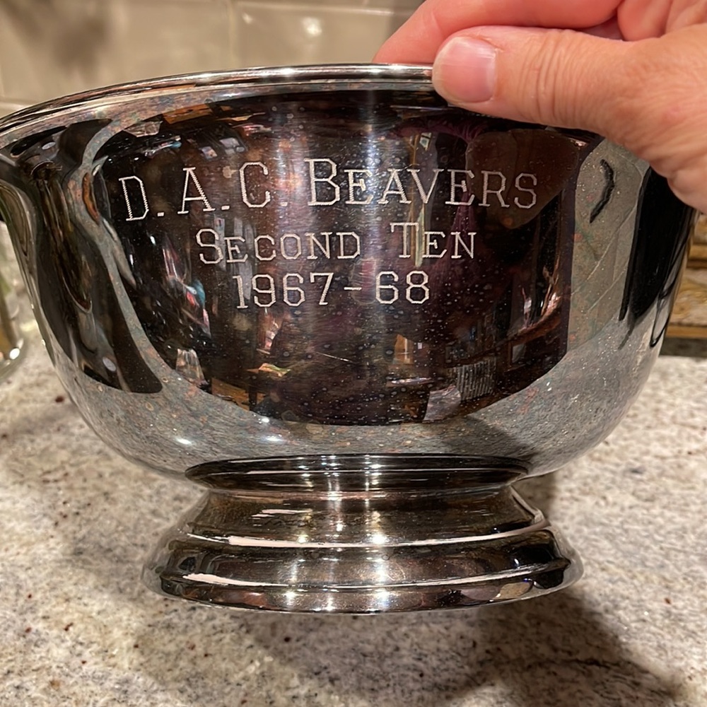 1967, 1968 Detroit athletic club trophy